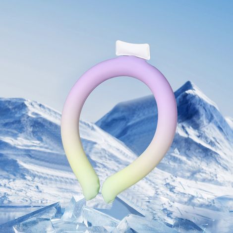 Lot de 2 tours de cou rafraîchissants réutilisables – Colliers de refroidissement pour le cou – Fraîcheur durable pour sport, camping, randonnée et activités de plein air (1/5)