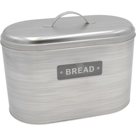 Metall Brotdose Bread mit Griff Brotkasten Brotbox Brotbehälter (1/2)