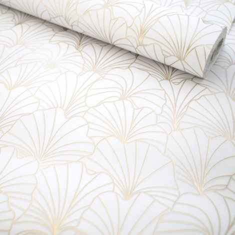 Papier peint expansé sur intissé - Gold chic - Ginko - Rouleau(x) (1/5)