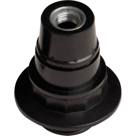 Portalámparas baquelita con arandela E14 negro GSC 2200732 (1/2)