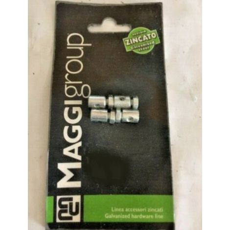 MAGGI GROUP - 4 PEZZI - MORSETTO CON VITE LATERALE ESAGONALE M5 - FORO 3