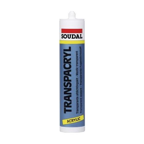 Soudal ACRYRUB Acrylique Couleur transparent 9200 310 ml (1/4)
