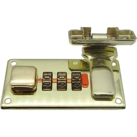 set di attrezzi, lucchetto a combinazione per bagagli, lucchetto a combinazione per bagagli, lucchetto a combinazione per bagagli 65  29 mm, oro sinistro (1/5)