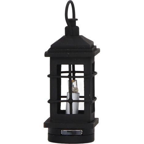 Lanterne miniature pour maison de poupée, échelle 1:12, style moderne, lampe décorative (1/5)