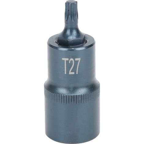 Tournevis étoile T27, embout carré 1/2 pouce en acier allié S2, pour clé à molette, outil de quincaillerie.