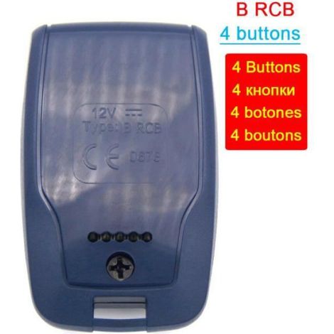 Télécommande - 433,92 MHz - Pour Porte De Garage - Code Roulant - 4 Boutons