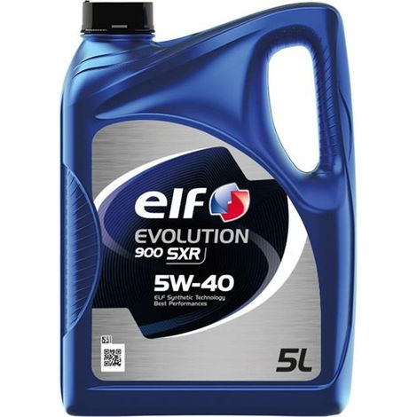 ELF Evolution 900 SXR 5W40 3B 5L Olio Motore Sintetico Alta Prestazione per Motori Benzina e Diesel con o senza Turbo – API SN/CF ACEA A3/B4 – Protezione Massima e Prestazioni Ottimizzate