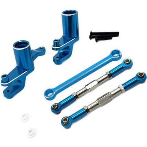 1/12 RC-Car Spurstangen-Lenkungsset (blau) (1/5)