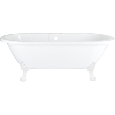 Hudson Reed Legend - Baignoire Îlot Rétro avec Pieds 179,5cm x 78,5cm