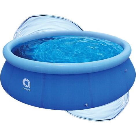 Piscina de ampliación para jardín Avenli con bomba, 420 x 84 cm.