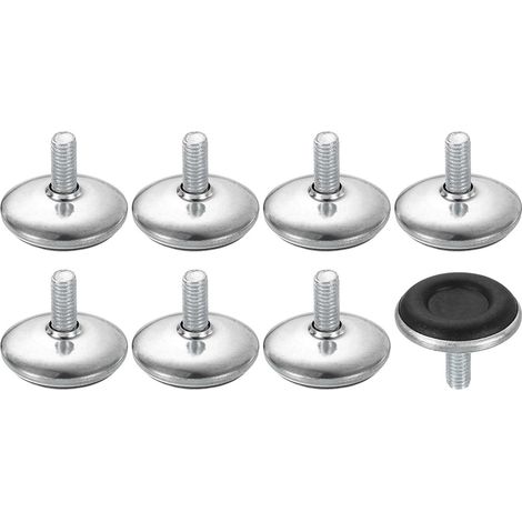 Juego de 8 patas niveladoras M8, patas ajustables antiarañazos para mesas y sillas, accesorios para muebles. (1/5)
