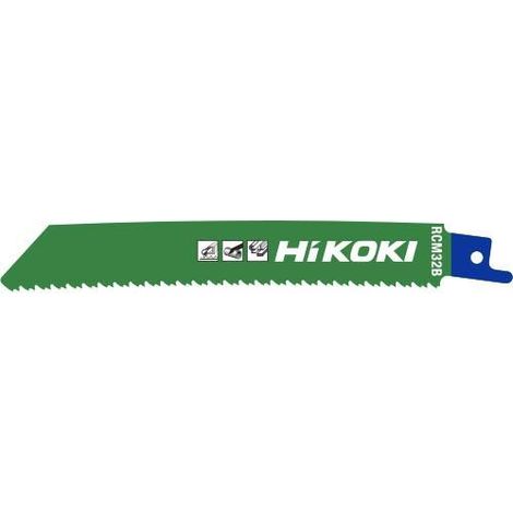Lame scie sabre RCM32B courbe 150mm 10/14TPI x5 Métal HIKOKI 752678