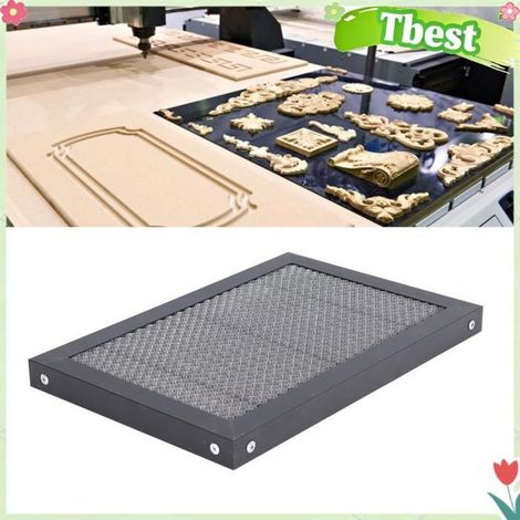Tbest table de gravure Table de travail en nid d'abeille, plaque de lit de travail, panneau de Plate-forme pour bricolage graveur (1/5)