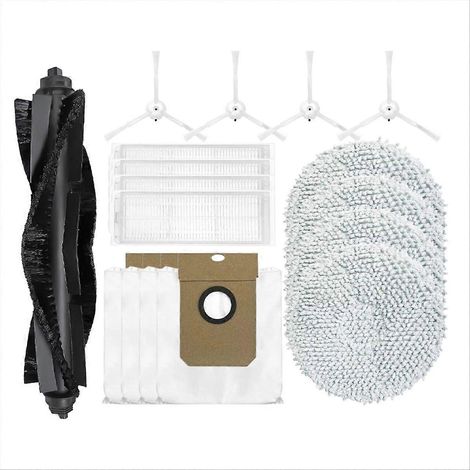 MiWhole M9 PRO MAX Saugroboter, 3-in-1-Reinigungsfunktion, 5000 Pa Saugkraft, 180 Min. Laufzeit, ideal für Hartböden und Teppiche, App-/Fernbedienungssteuerung, Schwarz (1/5)