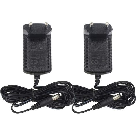 JSSEVN-2er-Pack 9V 1A 1000mA Gleichstrom-Netzteil – 5,5 mm x 2,5 mm Stecker – Pluspol innen (1/5)