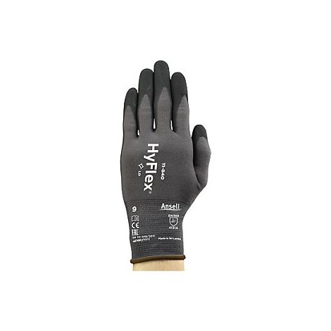 Ansell  Guanto da lavoro HyFlex® 11-840  nero  conf da 12 paia (1/3)