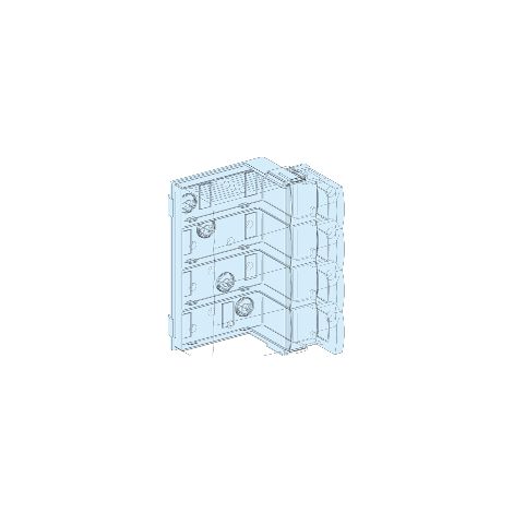 Bloque de conexión LINERGY 4P 250A para armarios PrismaSeT y Compact.