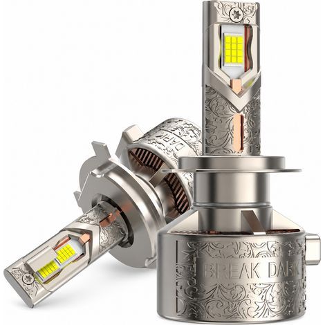 Bombilla LED de faro para coche H4 270 W 27000 lm, 4 tubos de cobre, color champán, Mar Rojo (1/5)