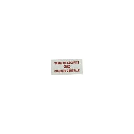 ETIQUETTE DE SIGNALISATION RIGIDE (1/2)