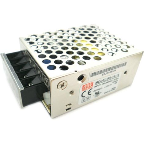 Alimentatore MW MEAN WELL CV 15W 1,3A RS-15-12 Trasformatore Da AC 220V A DC 12V Per Illuminazione Led (1/3)