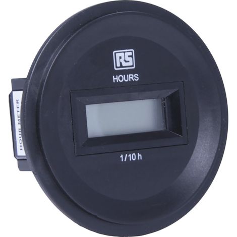 Compteur RS PRO Heures 1248 V c.a./c.c. LCD 6 digits ( Prix pour 1 )