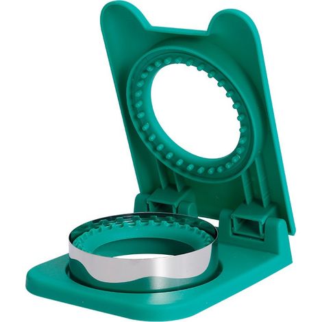 Coupe-sandwichs et scelleuse en acier inoxydable, couleur jaune, pour le pain, les boîtes à lunch, les biscuits et le petit-déjeuner.-AquaForge (1/4)