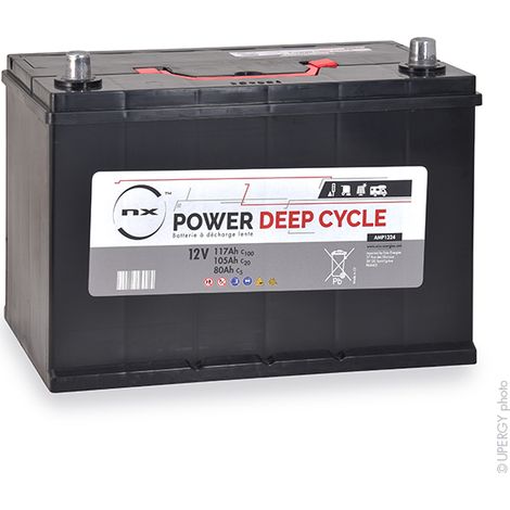 NX - Batterie traction NX Power Deep Cycle 12V 105Ah Auto