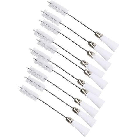 Lot de 10 brosses de nettoyage à poils doubles pour machine à coudre et ordinateur, multifonction (1/5)