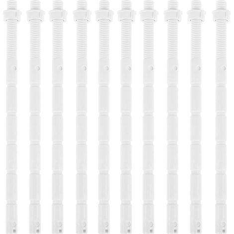 Bouton Wc à Tige Filetée Rallongée, Lot de 10 Pièces (1/5)
