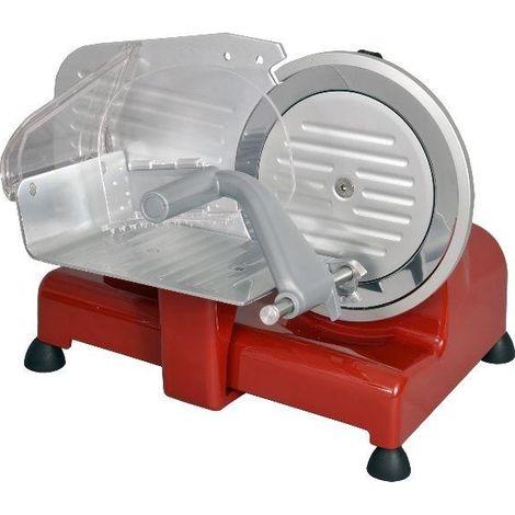 Kitchen Chef KCPTR195R Elektrische Aufschnittmaschine rot 19,5 cm