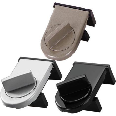 3 Piece Verrou Porte Coulissante, Bloque Porte Coulissante, Serrure De Sécurité Fenêtre, Serrure De Sécurité Pour Porte Coulissante Et Fenêtre, Protection Pour nt,Serrure De Sécurité Pour Fenêtres