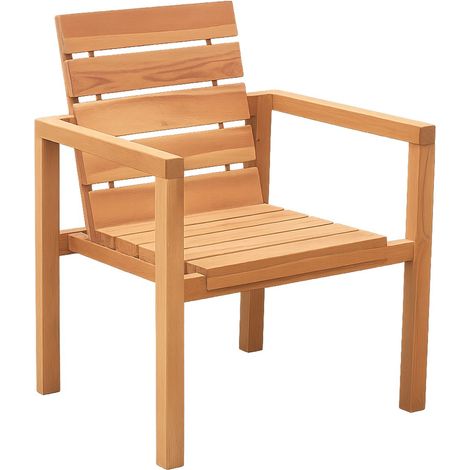 Teak Gartensessel mit Armlehnen FREETOWN (1/4)