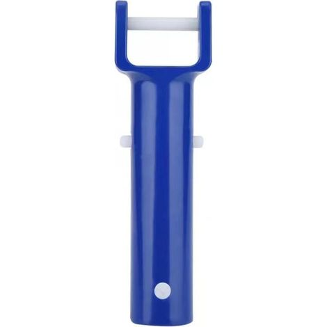 Poignée en Plastique Reemplazo Nettoyeurs Nettoyage des Accessoires De Piscine Télescopique Accessoire De Piscine Balayer Outil De Piscine Outil À Vide Abdos Blue (1/4)