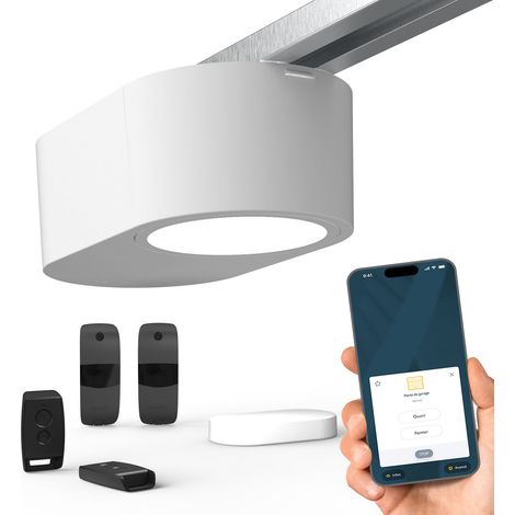 SOMFY 1246483 - Motorisation porte de garage Serenia 700 io Connect - Pilotable à distance avec smartphone et assistants vocaux