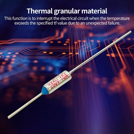 Thermosicherungen der Serie RY/TF -10A/250V-240℃ (1/4)