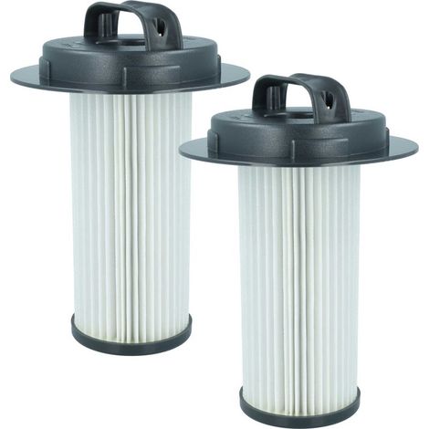 2x filtre compatible avec Philips Marathon FC9206/02, FC9205/01, FC9206/01, FC9206/03, FC9206 aspirateur - filtre HEPA noir / blanc (1/4)