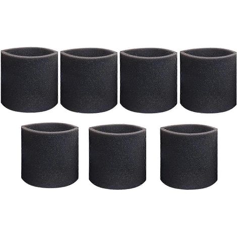 Lot de 7 filtres en mousse VF2001 pour aspirateurs eau et poussière de 5 gallons (1/5)