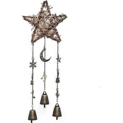 Clochettes de sorcière décoratives à suspendre aux portes, en bronze, comme illustré (1/5)