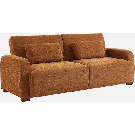 Divano letto 3 posti in tessuto