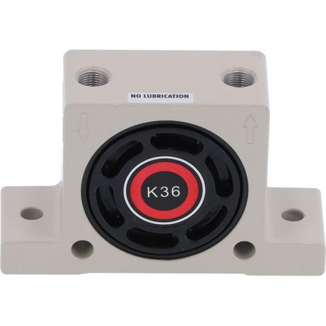 Haofy Vibrateur à Bille Pneumatique en Alliage D'aluminium, Longue Durée de Vie, Fournitures Industrielles pour Table Vibrante, Filetage 3/8 Pouces (2)