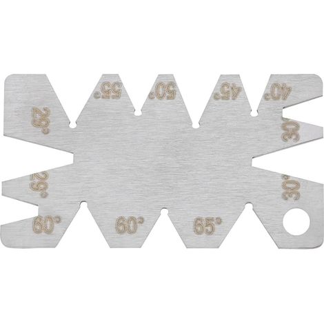 Micromètre Jauge D'angle En Acier Inoxydable, Outil D'affûtage De Forets For Le Travail Du Bois, Outils De Mesure Manuels Portables(Type-A) (1/5)
