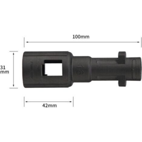 Adaptateur de raccord à baïonnette pour nettoyeur haute pression – Compatible Lavor Kew Nilfisk Alto vers Karcher série K – Matériaux durables (1/3)