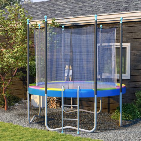 Protector de borde de repuesto para camas elásticas, impermeable, resistente al desgarro, Ø366 cm, multicolor.