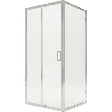 Box Doccia Angolare 120x80 Golden Porta Scorrevole H190 Cristallo