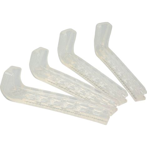 2 Protections Réglables pour Lames de Patins, Covers Transparents pour Hockey et Patinage Artistique, Transport Léger (1/5)