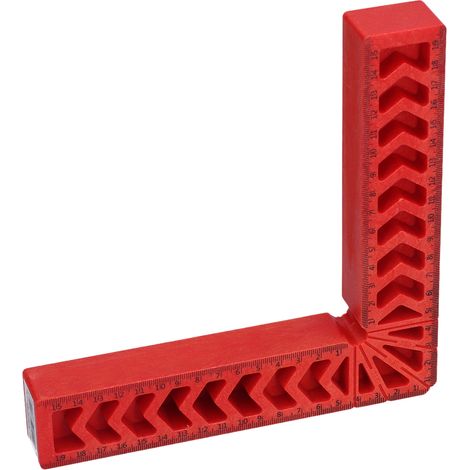 Équerre de positionnement à 90 degrés, serre-joints d'angle droit en plastique, outil de serrage pour le travail du bois, règle