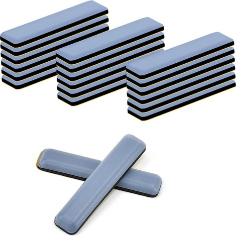 Patins de pieds de table/chaise isolés en téflon avec picots antidérapants (1/5)