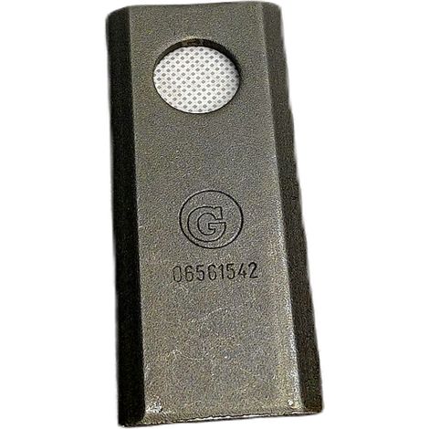 Polnische Rotationsmähermesser 96x40x3mm Deutz Fella Samasz x25 (1/3)