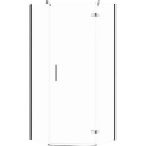 Cersanit Jota - Duschecke 90x90 cm, rechts, Chrom/Klarglas S160-013 (1/2)