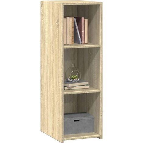 Meuble de Rangement Style Buffet Bas, 30x41x93 cm, Bois d'Ingénierie Couleur Chêne Sonoma, Armoire de Cuisine Compacte avec Étagères pour Salon ou Entrée (1/5)